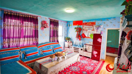 達(dá)里雅布依村搬遷后的民居。人民網(wǎng) 李欣洋